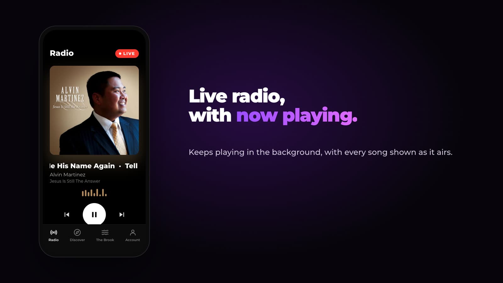 Canaan Radio: Live radio, on-demand audio and The Brook, in one app.