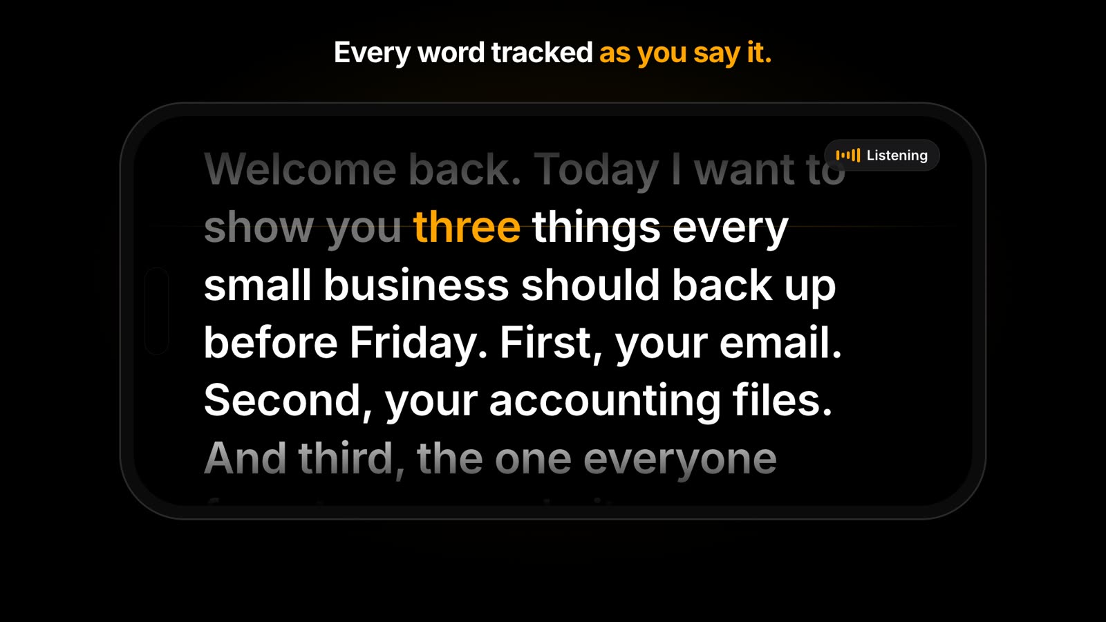 Vompt: You talk. It scrolls.